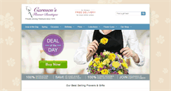 Desktop Screenshot of carmensflowerboutiqueandgifts.com